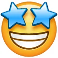 Carita con ojos de estrella-emoji