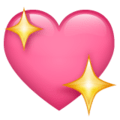 Emoji-corazón con estrellas