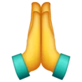 Manos juntas en oración-emoji