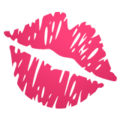 Marca de beso-emoji